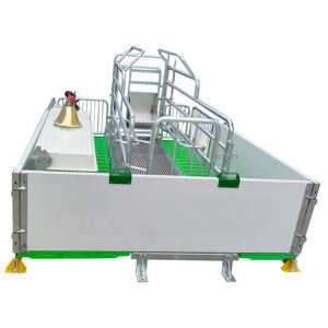 Cage de mise bas double pour truies de qualité supérieure – Enclos animalier haut de gamme pour l'accouchement des truies - Product Image 4