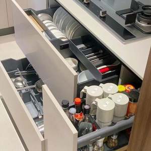 Gabinete de Cocina de Estilo Minimalista para Almacenar y Usar Utensilios de Cocina - Product Image 6