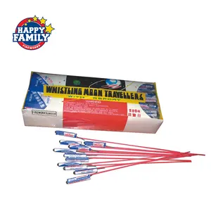 HappyFamily Factory Wholesale New Year Celebrations outdoor consumer fireworks0445 Whistling moon travellers with report rocket