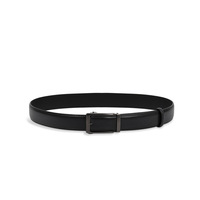 Ceinture en cuir automatique pour homme LIEBER, boucle carrée en alliage, 3,5 cm, texture cuir de vachette, décontractée et haut de gamme, directement de l'usine