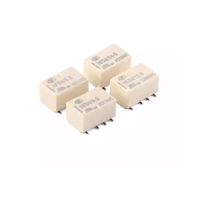 High Quality Electronic Components HFD4/5/12/24 HFD4-5V 12V 24VDC 8pin SMD Relays Original Brand Made in China