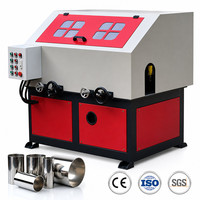 Machine de polissage de tubes ronds en acier inoxydable multifonctionnelle automatique 4 kW avec couvercle anti-poussière haute précision