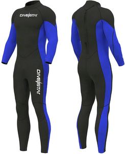 Combinaisons DIVESTAR 3mm <span class=keywords><strong>5mm</strong></span> néoprène <span class=keywords><strong>combinaison</strong></span> corps complet dos fermeture éclair combinaisons humides pour la plongée en apnée surf natation en <span class=keywords><strong>eau</strong></span> <span class=keywords><strong>froide</strong></span> - Product Image 1
