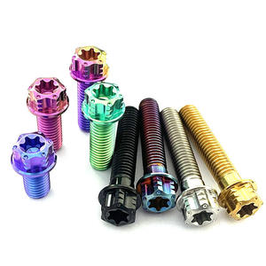 Grado 8 titanio esagonale Torx flangia bullone M10 M5 10mm M8 M8 M6 M7 M8 bulloni vite moto titanio flangiato bullone <span class=keywords><strong>M16</strong></span> - Product Image 3