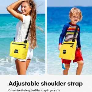 Sac à bandoulière étanche et tendance pour une utilisation quotidienne en extérieur et à la plage, idéal pour les aventures en forêt afin de garder l'équipement au sec dans les lieux humides - Product Image 6