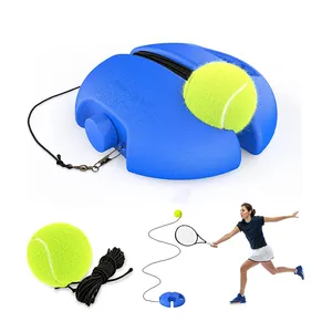 Balle de rebond d'entraîneur de Tennis avec ficelle pour outil d'entraînement de pratique de Tennis automatique pour adultes ou enfants débutants