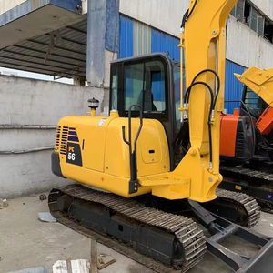 Machines du Japon Pelles sur chenilles Komatsu d'occasion certifiées CE avec godet mini pelles PC56 de 5 tonnes à vendre - Product Image 1