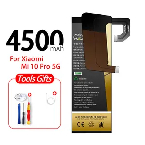 Lehehe bm4m Pin điện thoại thông minh thay thế BATERIA gốc 10pro 5g 4500mAh màu vàng cho Xiaomi 10 Pro 5g mi mi10 điện thoại di động CE