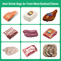 Sacs thermoscellables transparents en PA/PE de qualité alimentaire, résistants aux perforations, adaptés au congélateur, pour l'emballage de viande, de volaille, de bœuf et de poulet