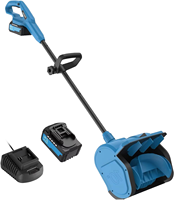 Pala quitanieves eléctrica portátil de mano, quitanieves inalámbrico de 21 V con batería, removedor de nieve de 1000 W para limpieza exterior en invierno