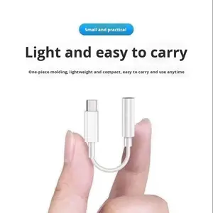 Adaptateur audio USB-C vers 3,5 mm universel à puce DAC, son Hi-Fi et microphone pour <span class=keywords><strong>prise</strong></span> <span class=keywords><strong>casque</strong></span> de smartphone – Meilleures ventes - Product Image 2
