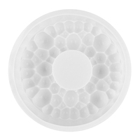 SILIKOLOVE Moule de cuisson en mousse de silicone en forme de grande couronne de bulle de cerise antiadhésive durable sans BPA