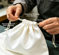 Pochettes de protection en microfibre avec logo personnalisé, sacs anti-poussière haute densité pour sacs à main en cuir, emballage de bijoux fins
