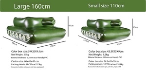 Bouée <span class=keywords><strong>gonflable</strong></span> populaire en forme <span class=keywords><strong>de</strong></span> tank, jouet flottant pour enfants et adultes, pour jeux aquatiques en piscine, lit flottant type hovercraft - Product Image 4