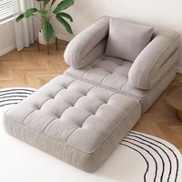 Sofá Cama Moderno de Lujo para Sala de Estar, en Forma de L, 2 Plazas, Individual, de Corduroy, Reclinable, con Espuma Comprimida al Vacío, Diseño para el Hogar