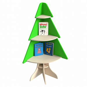 EDULAND ODM Set di Librerie a Forma di Albero in Legno Massello, per Scuola, Soggiorno, Camera dei Bambini - Ecologico, Sicuro, Facile da Montare, con Spazio di Archiviazione - Product Image 3