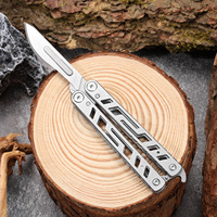Couteau pliant en acier inoxydable, lame en acier 420, couteau utilitaire rotatif à changement rapide - EDC OEM, coupe-papier portable, outil de déballage