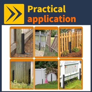 35 X 4 X 4 in <strong>Concrete</strong> Anchor <strong>Bracket</strong> <strong>for</strong> Large <strong>Posts</strong> Stakes <strong>Post</strong> Anchor Base Steel <strong>Posts</strong> Anchors - Product Image 3