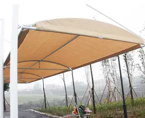 مظلة سقف سيارة رخيصة، مظلات لركن السيارة من نسيج البولي إيثيلين عالي الكثافة للبيع