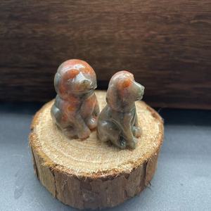 1.2inch Natural Healing Gemstone <b>Crystal</b> Dogs Carving Crafts Amethyst Puppy <b>Crystal</b> Gifts - Product Image 5