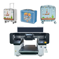 Imprimante UV LED haute vitesse Jucolor avec tête d'impression industrielle Ricoh Gen6 10 couleurs pour impression directe sur MDF, bagages, tapis de souris, jouets