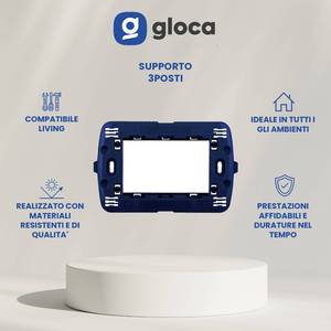 Gloca Lot de 10 chaises de salon 3 places avec supports compatibles avec la série Living - Product Image 2