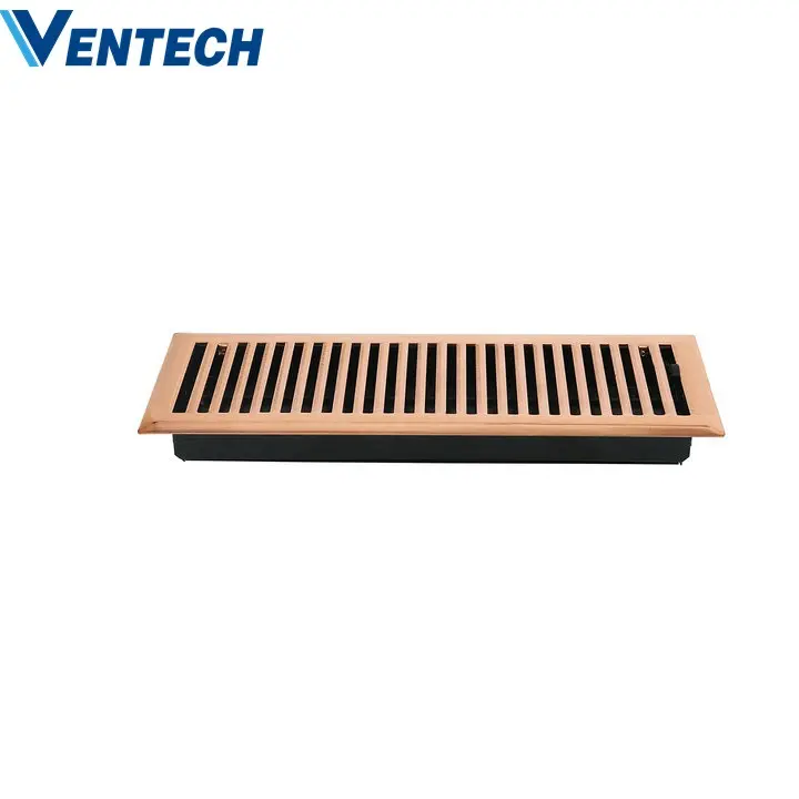 Ventech Hvac fabrika ürün ayarlanabilir demir kat kayıt hava ızgarası