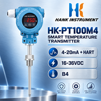 Transmitter Suhu Industri Pt100 4-20mA 16-36VDC IP65 2088 Housing untuk Kontrol Proses