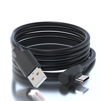 Câble USB Type-A vers Type-C 3 pieds (1M-5M) 3A Charge Rapide Câble Tressé à Angle Droit Blindage en Cuivre Pur pour Ordinateur, Écouteurs, Appareil Photo