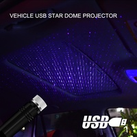 Projecteur de ciel étoilé pour voiture, lampe de projection de ciel étoilé USB, lumière d'ambiance réglable pour l'intérieur de la voiture et la maison