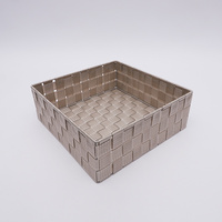 Paniers en paille tissés en Nylon, 13 pièces, sac de rangement de décoration de maison, sangle en pp, panier à cadeau