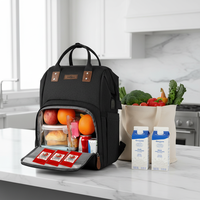 Sac à dos isotherme multifonctionnel et imperméable 2026 pour ordinateur portable avec port de chargement USB 17L – Idéal pour le travail, les pique-niques et les voyages