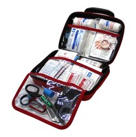 Meilleure vente personnalisée trousse de premiers soins sac fournitures de premiers secours EVA étui à fermeture éclair, équipement médical sac de rangement liste de prix