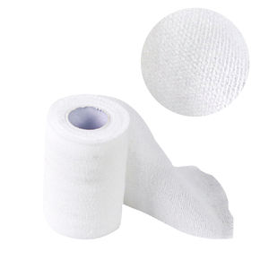 لوازم طبية للعناية بالجروح بتصميم خاص مع رباط لطبقة جانبية قابلة للتنفس رباط ذاتي اللصق بلون أبيض كريب من مادة pbt - Product Image 6