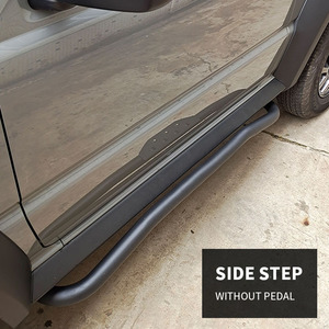 Marchepieds latéraux tout-terrain 4x4 Unity pour Suzuki Jimny JB74 2018+ en alliage d'aluminium, deux côtés noirs avec <span class=keywords><strong>LOGO</strong></span>, marchepieds automatiques - Product Image 3