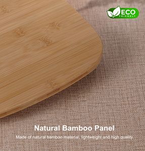 पर्यावरण के अनुकूल प्राकृतिक बांस डिजिटल बॉडी वजन पैमाने 180 किलोग्राम 400lb स्लिम डिजाइन उच्च परिशुद्धता उपकरण - Product Image 3