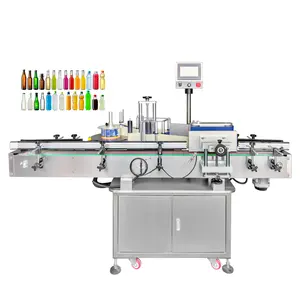 Ym510 etiqueta adesiva de garrafa, etiqueta automática de alta velocidade de máquina de etiquetagem de manteiga e garrafa