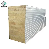 Rock Cotton Wall and Roof Sandwich Panel, Factory Price