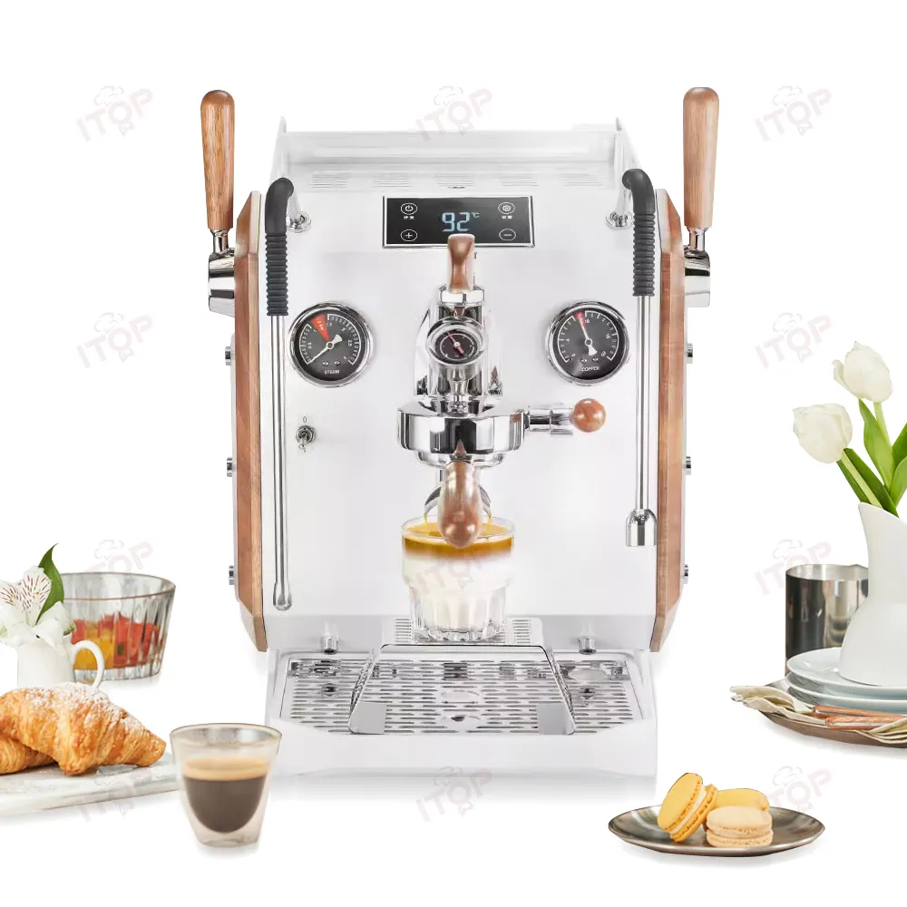 Nhà máy cung cấp E61 nhóm thương mại Máy pha cà phê Espresso với nồi hơi lớn