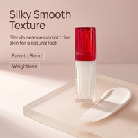 Flacon pompe carré en verre rose givré de luxe 30 ml, distributeur de liquide, flacon de fond de teint, contenant cosmétique