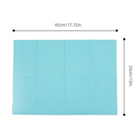 Nappes jetables noires en papier médical imperméable pour tatouage, intensité renforcée, 32*45, 125 pièces