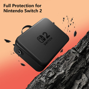 Sac de rangement grande capacité pour Nintendo <span class=keywords><strong>Switch</strong></span> 2, boîte de transport anti-poussière avec emplacements pour cartes de jeu pour NS2, étui de voyage - Product Image 3
