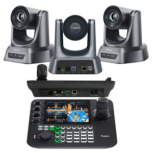 3 Pcs NV20A 20X Zoom optique AI Suivi automatique Caméra de conférence PTZ USB HDMI SDI LAN POE Support + KB300PRO Joystick Controller - Product Image 1