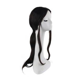 Perruque de cosplay Divine Statue noire 32 pouces sans lacet, en fibre synthétique haute température, cheveux d'anime pour cosplayeur, jeu de rôle, convention - Product Image 2