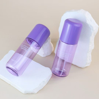 Offre Spéciale de 30ml Bouteille de pulvérisation en plastique PET transparent en forme de capsule Bouchon à vis à brouillard fin Emballage personnalisé pour lotion 50ml 100ml