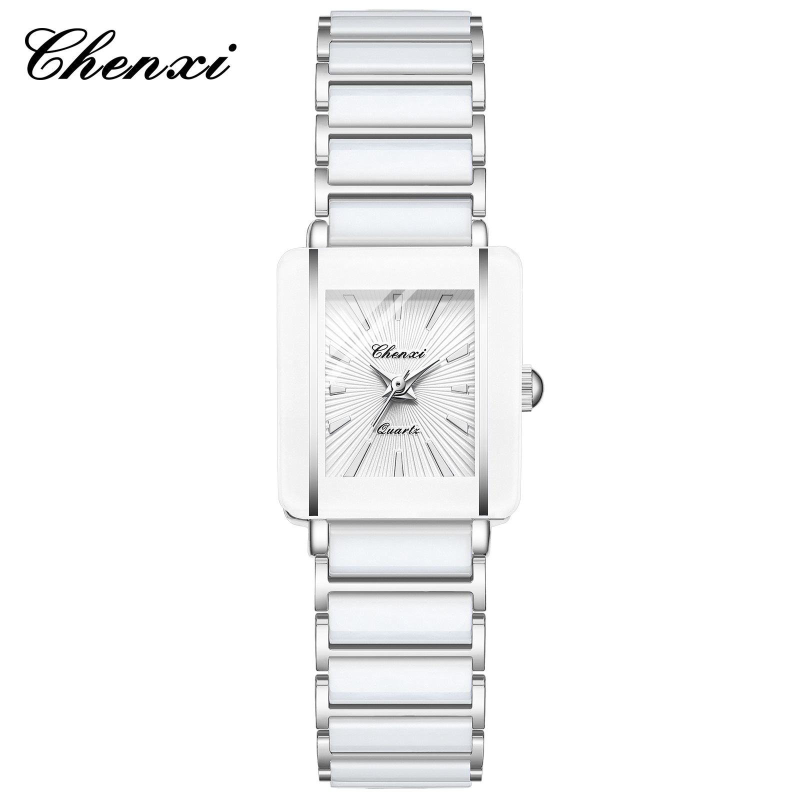 Montre blanche femme