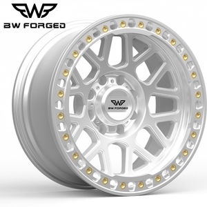 Velg Forged <span class=keywords><strong>KMC</strong></span> Machined Face Beadlock 6x139.7 17x8.5 -10 -28PCD 4*100 5*114 6*114.3 Jailbreak Redye untuk Dodge Charger Bekas - Product Image 1