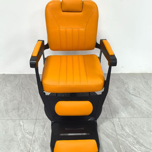 Salón de belleza moderno y minimalista con servicios de peinado, coloración y corte de cabello. Las sillas de peluquería son reclinables. - Product Image 1