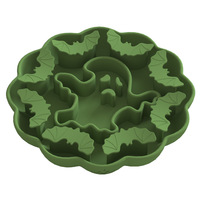 Bol d'alimentation anti-glouton élégant pour animaux de compagnie, idéal pour les fêtes saisonnières, sans danger pour les aliments, non toxique, pour Halloween