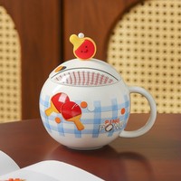 Tasses à café en céramique de style européen très vendues, tasses de tennis de table, souvenirs sportifs, gobelets à eau et cadeaux